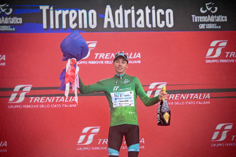 VF GROUP BARDIANI-CSF FAIZANÈ: TIRRENO ADRIATICO, TERZA TAPPA. TAROZZI CONQUISTA LA MAGLIA VERDE.