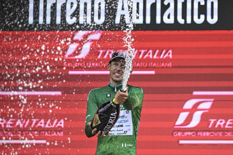 VF GROUP BARDIANI-CSF FAIZANÈ: TAROZZI È ANCORA LEADER DELLA CLASSIFICA SCALATORI ALLA TIRRENO ADRIATICO.