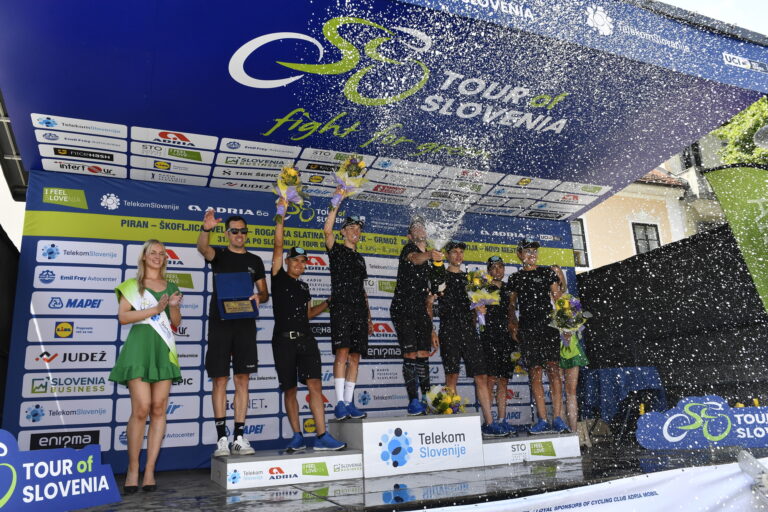 LA VF GROUP BARDIANI-CSF FAIZANÈ VINCE LA CLASSIFICA A SQUADRE AL GIRO DI SLOVENIA.