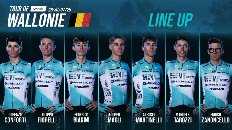 VF GROUP BARDIANI-CSF FAIZANÈ: TOUR DE WALLONIE, LA FORMAZIONE.