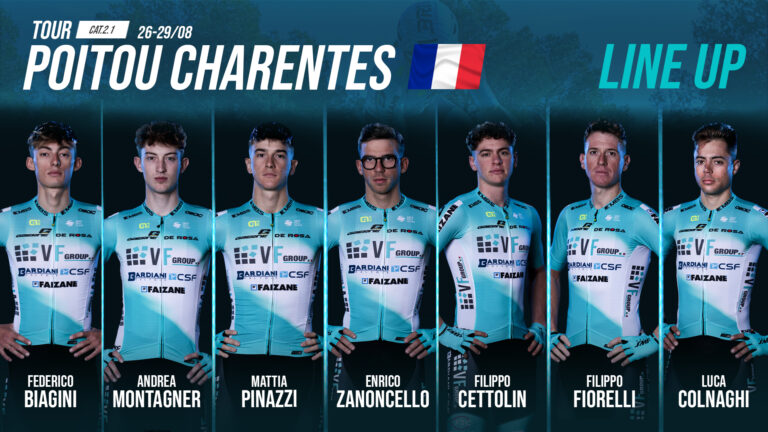 VF GROUP BARDIANI-CSF FAIZANÈ: TOUR POITOU CHARENTES, LA FORMAZIONE SCELTA.