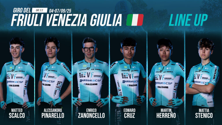 VF GROUP BARDIANI-CSF FAIZANÈ: GIRO DEL FRIULI VENEZIA GIULIA, LA FORMAZIONE.