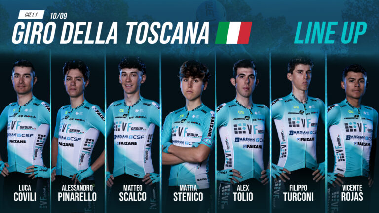 VF GROUP BARDIANI-CSF FAIZANÈ: GIRO DELLA TOSCANA E COPPA SABATINI, LE FORMAZIONI SCELTE.