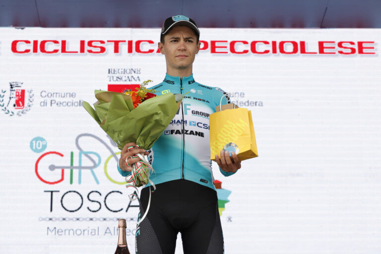 VF GROUP BARDIANI-CSF FAIZANÈ: ALESSANDRO PINARELLO CHIUDE QUARTO AL GIRO DELLA TOSCANA.