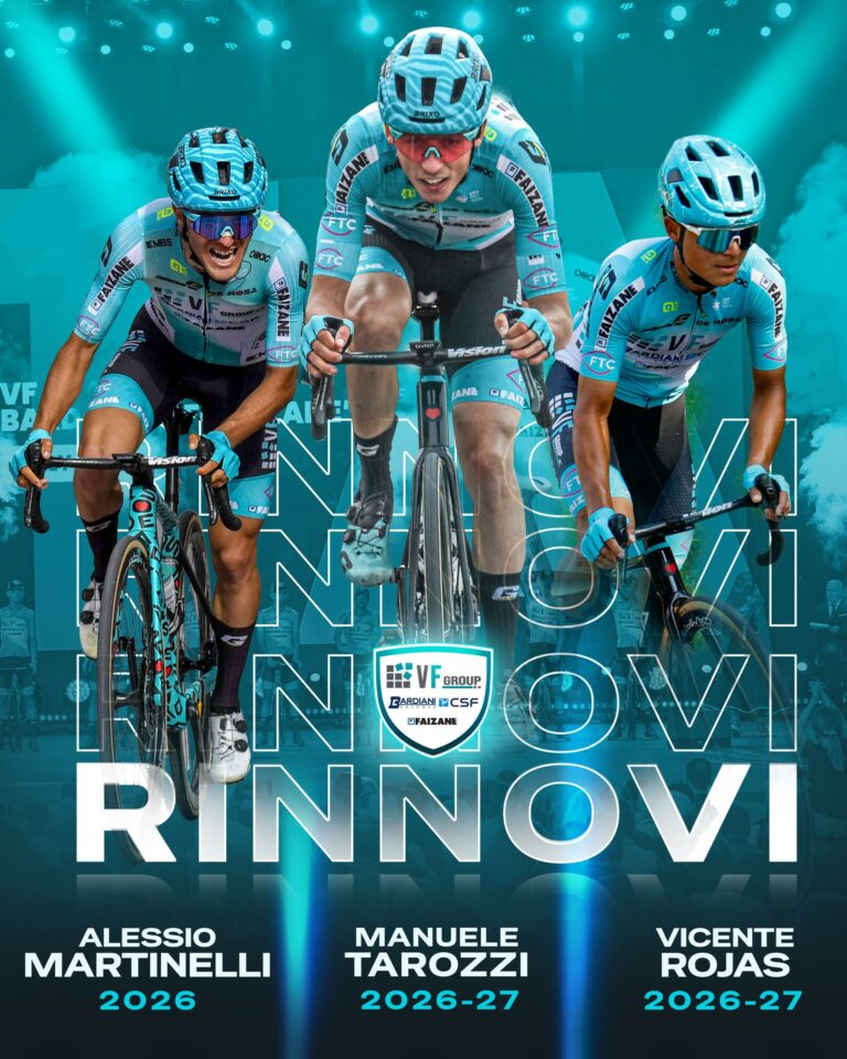 VF GROUP BARDIANI-CSF FAIZANÈ: RINNOVI PER MANUELE TAROZZI, VICENTE ROJAS E ALESSIO MARTINELLI.
