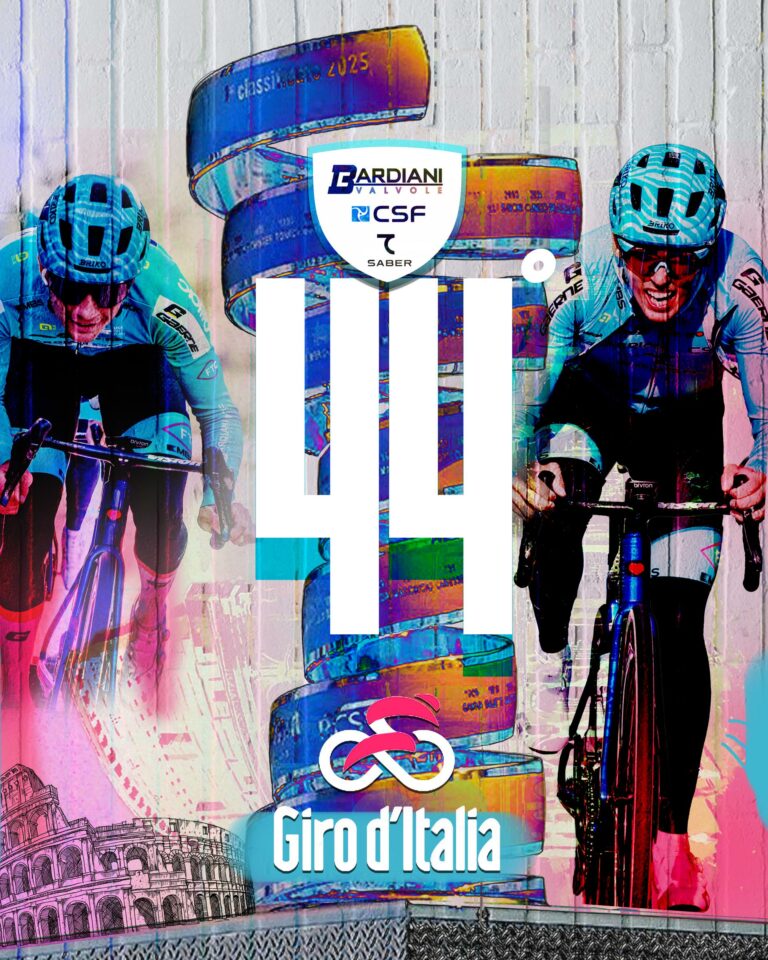 LA BARDIANI-CSF 7 SABER AL VIA DEL SUO 44° GIRO D’ITALIA.