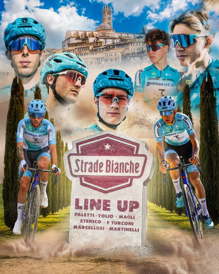 LA BARDIANI-CSF 7 SABER PRONTA PER LA STRADE BIANCHE.