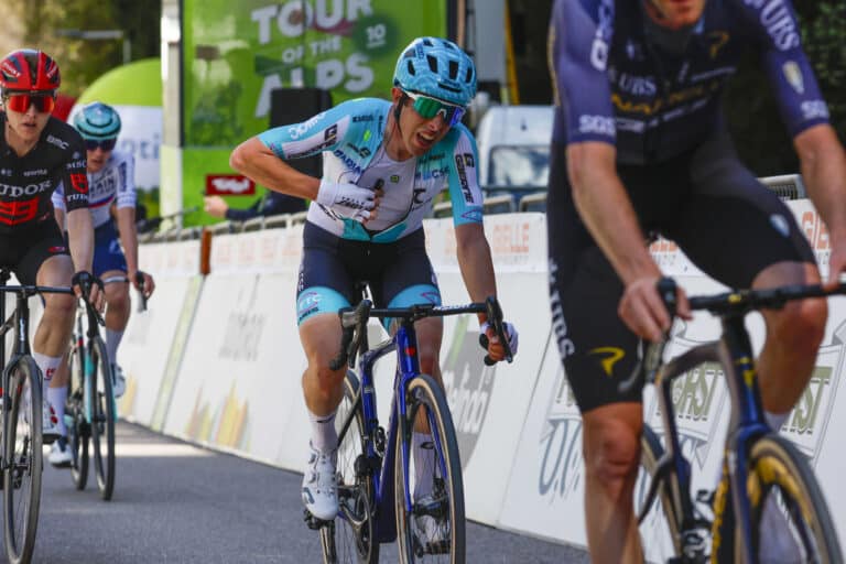 BARDIANI CSF 7 SABER: TOUR OF THE ALPS, ALEX TOLIO 9TH IN VAL MARTELLO.