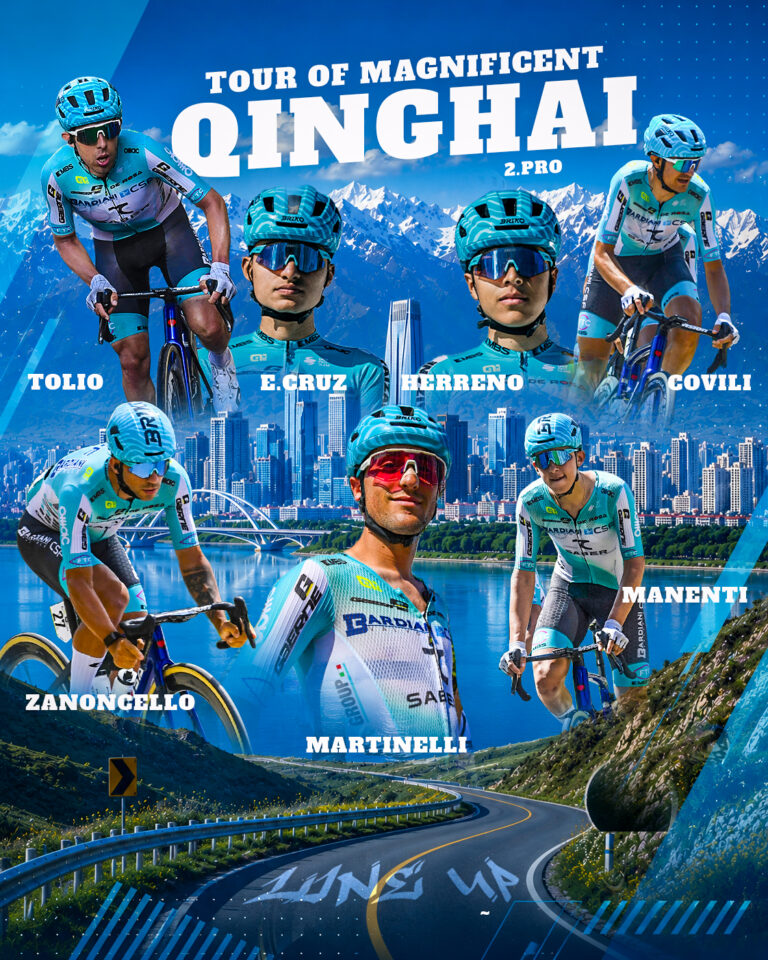 TOUR OF MAGNIFICENT QINGHAI: LA BARDIANI-CSF 7 SABER ANNUNCIA LA FORMAZIONE UFFICIALE.