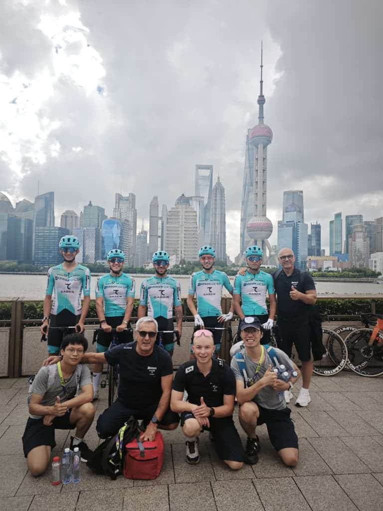 BARDIANI-CSF 7 SABER: TOUR OF SHANGHAI E TOUR OF BINZHOU, CINQUE ATLETI AL VIA IN CINA.