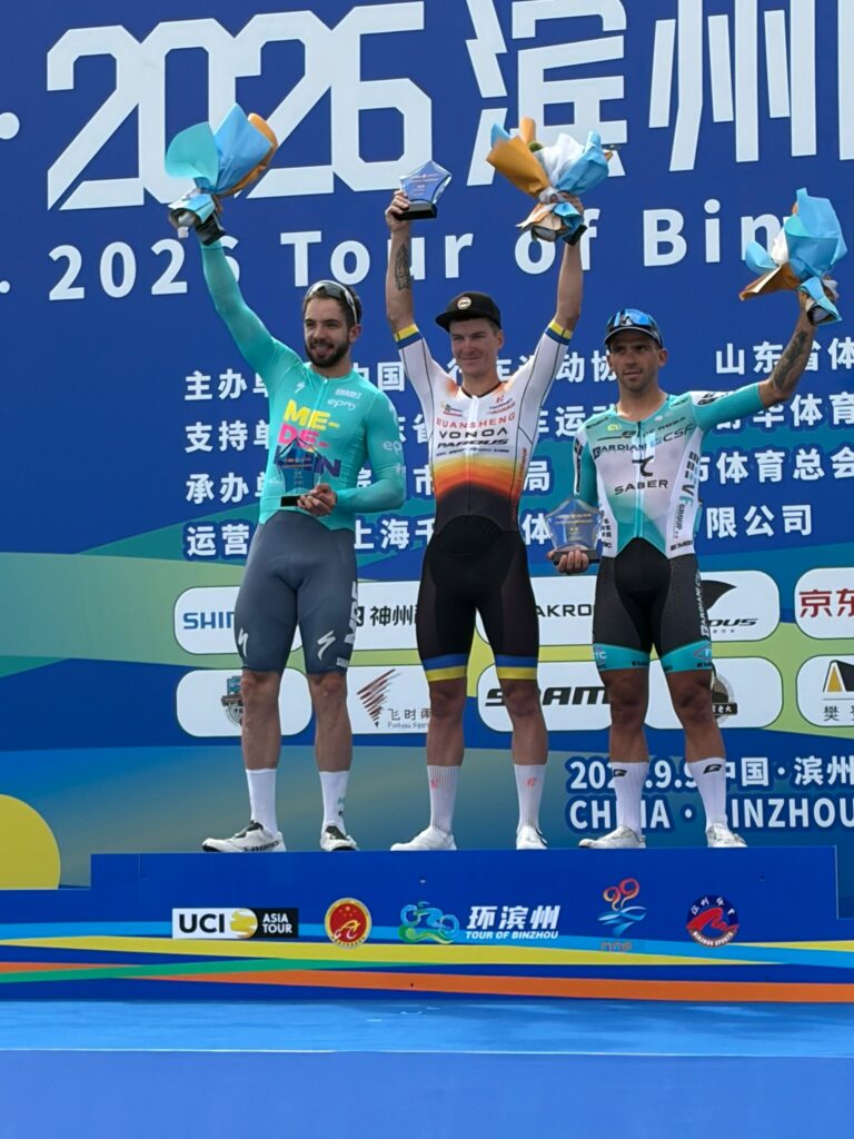 BARDIANI-CSF 7 SABER: ENRICO ZANONCELLO 3° AL TOUR OF BINZHOU.